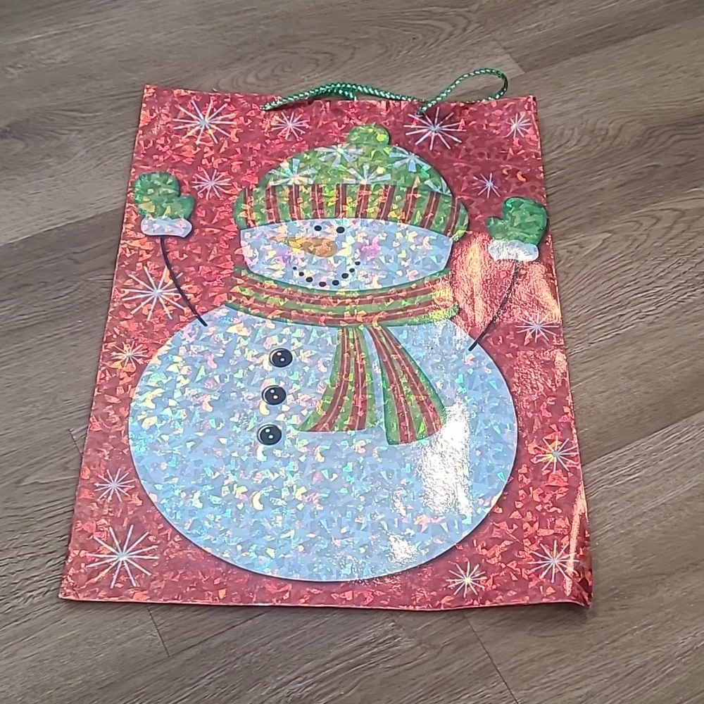 Large Santa Holiday Gift Bag Bundle